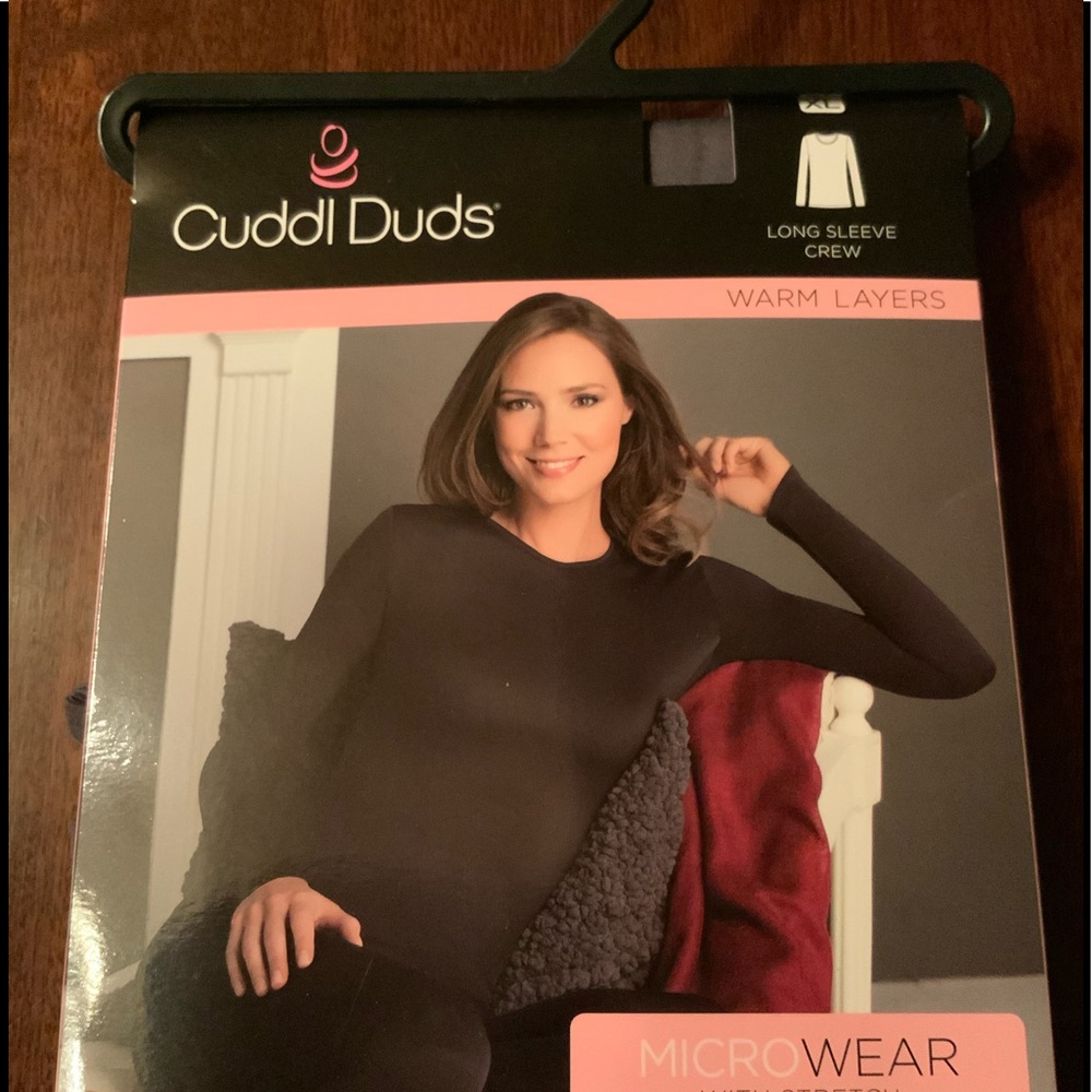 Cuddl Duds Crew Neck Long Sleeve NEW XL